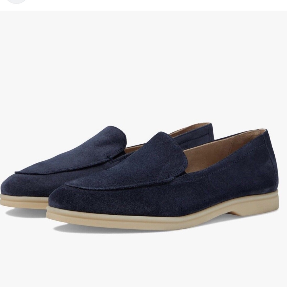 PAUL GREEN SELBY LOAFER
$385 WOMEN size UK 4.5US 7 NEW 
Color - Space Suede